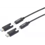 SpeaKa Professional HDMI šviesolaidinis kabelis HDMI-A kištukas – HDMI-Micro-D (SP-13597808)