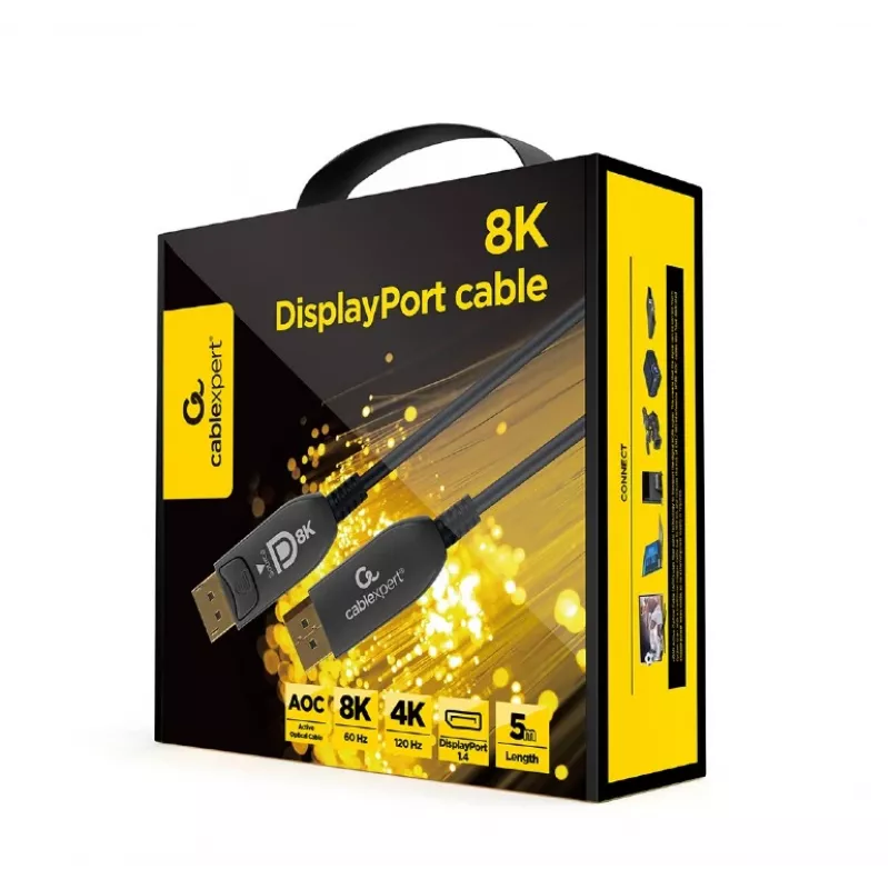 Kabelis 8K DisplayPort AOC Premium 5m