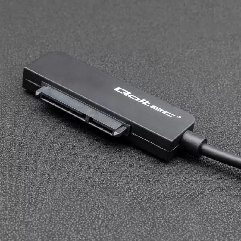 QOLTEC SATA adapterius 52269 2,5 colio diskui į USB-C, palaiko iki 2TB