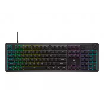 Mechaninė klaviatūra CORSAIR K55 CORE RGB juoda