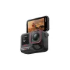 Veiksmo kamera Insta360 Ace Pro 2 – 50 MP, 8K itin didelė raiška (7680×3272), 1/1,3 colio sensorius, iki 240 kadrų/s, įmontuotas ekranas, Wi‑Fi, MicroSD, 177,7 g, Juoda