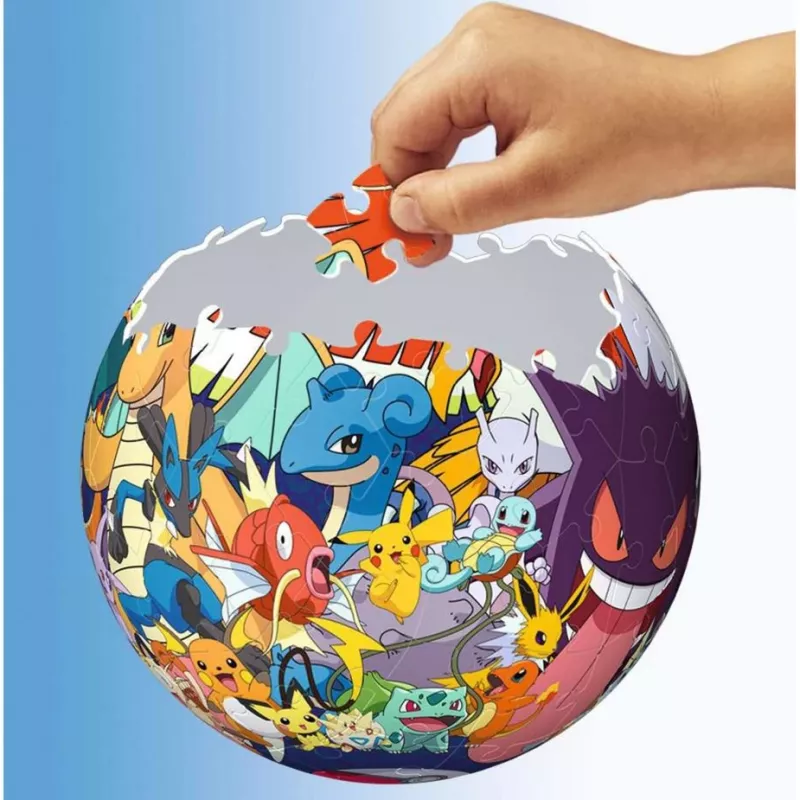 Ravensburger Pokemon 3D dėlionė 72 vnt. Animaciniai personažai
