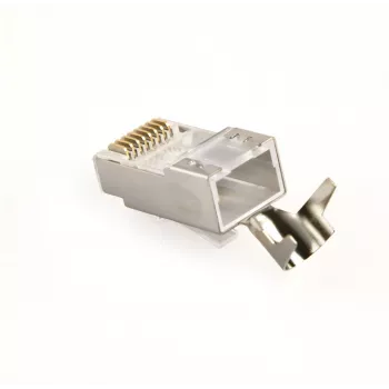 RJ45 jungtys GEMBIRD CAT7 8P8C auksuotos 15µ FTP/SFTP, pakuotė 100 vnt.
