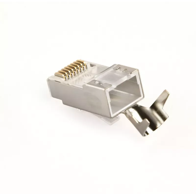 RJ45 jungtys GEMBIRD CAT7 8P8C auksuotos 15µ FTP/SFTP, pakuotė 100 vnt.