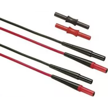 Fluke SureGrip matavimo zondų rinkinys – juoda ir raudona – CAT III, CAT IV – silikoniniai – 1,5 m – 1000 V (2003602)