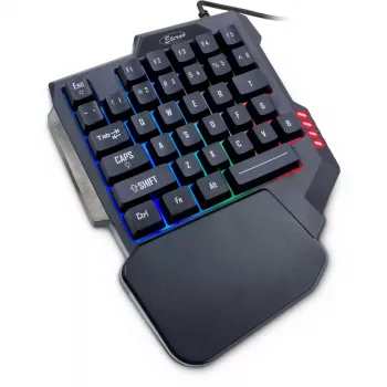 Klaviatūra Inter-Tech KB-3035 Žaidimų USB QWERTY Juoda