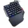 Klaviatūra Inter-Tech KB-3035 Žaidimų USB QWERTY Juoda