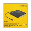Išorinis korpusas optiniam diskui DeLOCK 42604 13,3 cm (5,25 colio) SATA III juodas