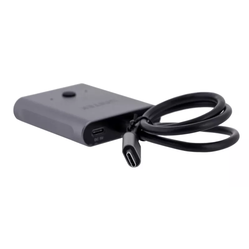 Unitek D1078A dvipusis USB-C 4K signalo perjungiklis, 2 įėjimai ir 1 išėjimas