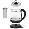 Adler virdulys AD 1299 | 2200 W | 1,5 L | Stiklinis | 360° pagrindas | Juodas