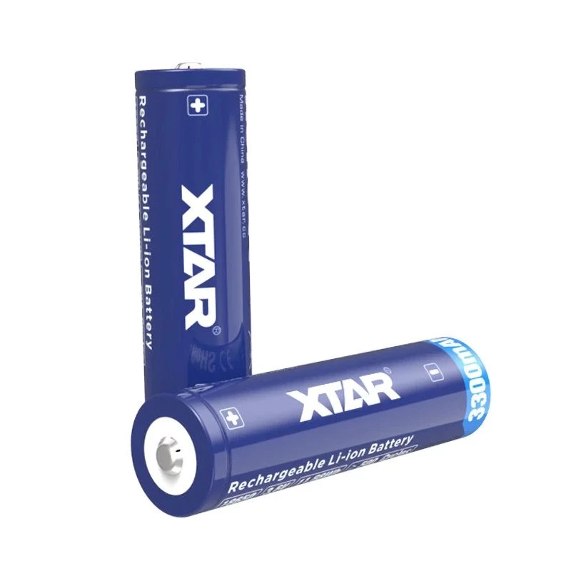 Baterija 18650 3,6V Li-ion 3300 mAh su apsauga