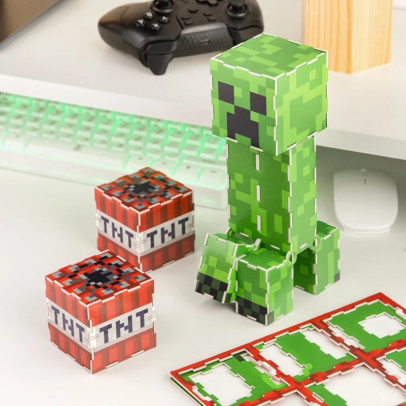 Konstruktorius Paladone Minecraft Creeper – surenkama Creeper figūrėlė