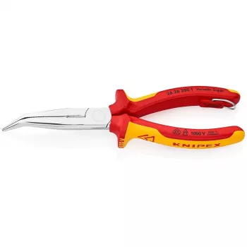 Knipex smailianosės replės l.200mm forma 2 40° srieginės VDE daugiakomponentės rankenos