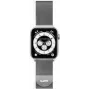 Laut International plieninis laikrodžio dirželis 42/44 mm sidabrinis