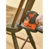 Šlifuoklis Black & Decker KA2500K-QS, 120 W, 2 mm orbita, 135×95 mm lapas, 230 V, 2 m laidas