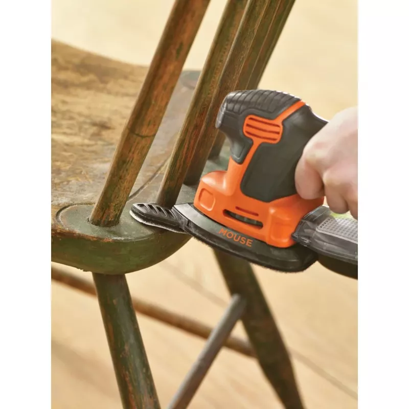 Šlifuoklis Black & Decker KA2500K-QS, 120 W, 2 mm orbita, 135×95 mm lapas, 230 V, 2 m laidas