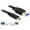 USB laidas DeLOCK 1m USB3.1-C / USB3.1-A 83870