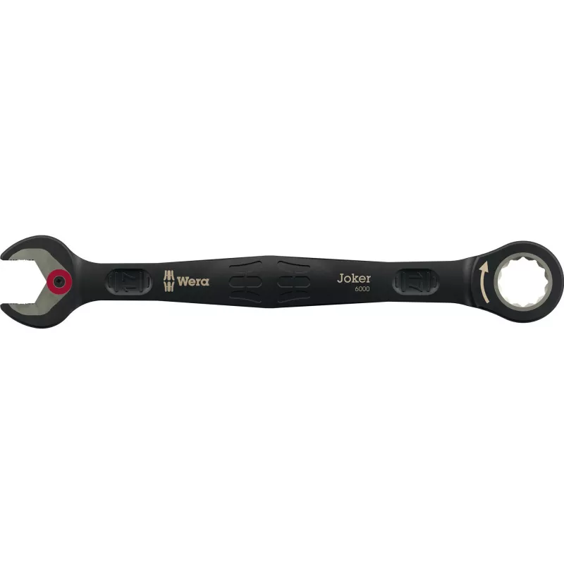 Wera 6000 Joker Black Edition terkšlinių kombinuotų veržliarakčių rinkinys, 11 vnt.