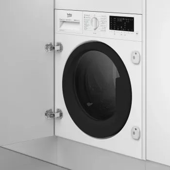 Skalbimo džiovinimo mašina BEKO B5DBT68547W įmontuojama, 8 kg skalbia / 5 kg džiovina, 1400 aps./min.