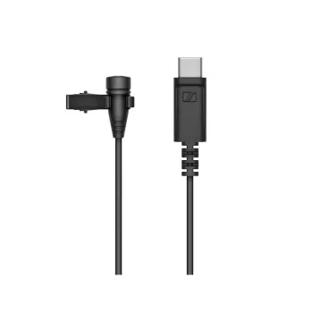 Lavalierinis mikrofonas Sennheiser XS LAV USB-C, įvairiakryptis kondensatorinis, USB-C laidinis, 2 m laidas, 16 bitų, 70–18 kHz