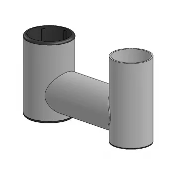 Ergonomic Solutions fiksuota svyruojanti rankena SP1, 100 mm, VESA tvirtinimas
