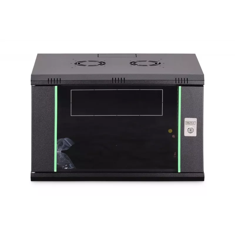 Sieninis 19 colių spintos stovas DIGITUS Dynamic-N DN-37101 — 7U, 600x450 mm, IP20, rakinamas, nesurinktas