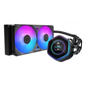 Cooler MasterLiquid 240 Atmos II LCD ARGB – skysčio aušintuvas procesoriui