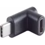 Adapteris ShiverPeaks 13-40002 USB 3.1 Type C vyriškas į moterišką 90° jungtis