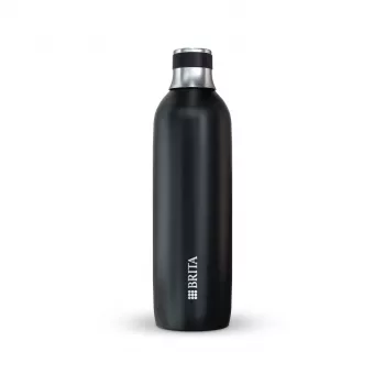 BRITA 118440 butelis gazuoto vandens gaminimui – nerūdijantis plienas, 1 L, tinkamas plauti indaplovėje