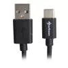 USB 2.0 A į USB-C laidas adapteris Sharkoon 0,5 m, juodas