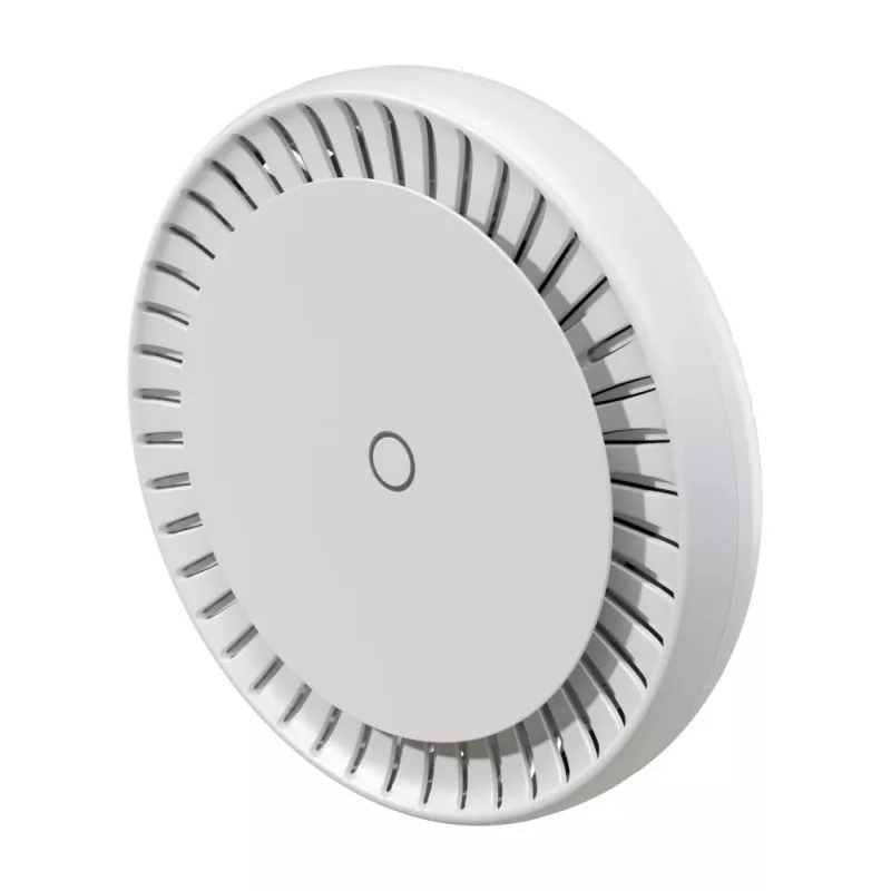 Prieigos taškas MikroTik cAP ax lubų montavimui Wi‑Fi 6 dviejų juostų 2,4 GHz/5 GHz, 1774 Mbps, 2x RJ45, IP20, RouterOS