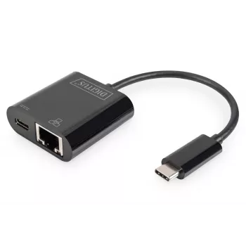 USB Type-C Gigabit Ethernet adapterius Digitus DN-3027