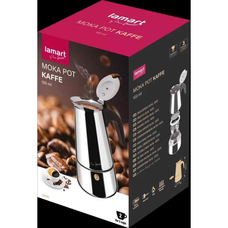 Moka kavos virimo aparatas LAMART LT7075 100 ml