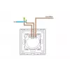 Touch Switch Spring One Way Glass Black – lietiminis jungiklis juodu stiklu
