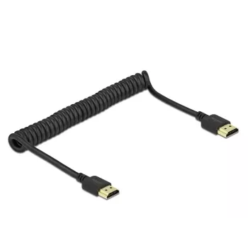 HDMI laidas DeLOCK 84967 1,5 m Type A Kištukas-Kištukas Juodas