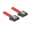 SATA kabelis DeLOCK 0,3 m SATA III 7 kontaktų raudonas