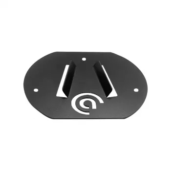 Stovas lenktynių vairui Asetek 40-035-0035001 – plieninis, juodas, 140×1,5×120 mm