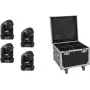 LED rinkinys EUROLITE TMH-S90 4x su transportavimo dėklu