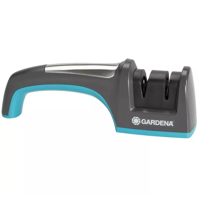Gardena 8712-20 peilių galąstuvas, traukiamas, juodas-turkio spalvos (08712-20)