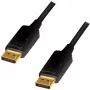 LogiLink CD0103 DisplayPort laidas DP/M į DP/M, 4K/60Hz, CCS, juodas, 5m (CD0103)