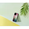 iKins apsauginis dėklas Apple iPhone 12 Pro Max — vandens gėlės raštas, juodas