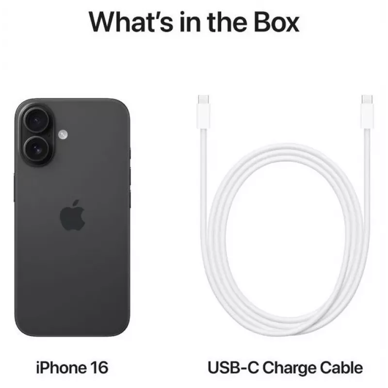 Išmanusis telefonas Apple iPhone 16 6,1 colio 128GB Juodas