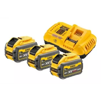 DeWalt DCB118X3 akumuliatoriaus ir įkroviklio rinkinys – 9 Ah Li‑Jonų baterija su įkrovikliu
