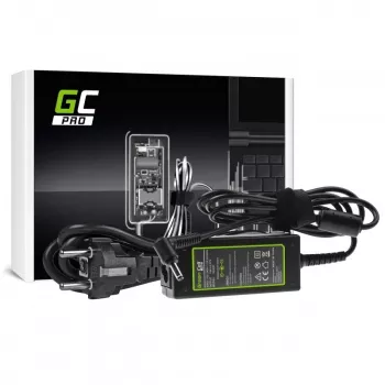 Maitinimo adapteris Green Cell AD40P 45W nešiojamiesiems kompiuteriams, 19V 2,37A, AC-DC, 100–240V įėjimas, juodas