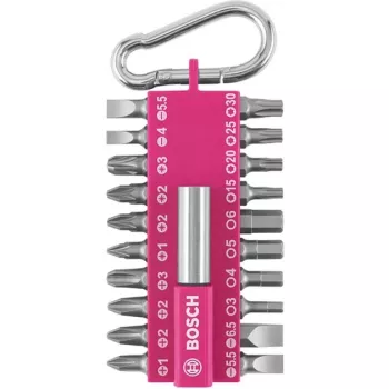 Bosch 2607002821 atsuktuvų antgalių rinkinys, 21 vnt.: Torx, Phillips, Pozidriv, Hex