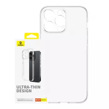 Dėklas telefonui iPhone 15 ProMax Baseus OS-Lucent Series (skaidrus)