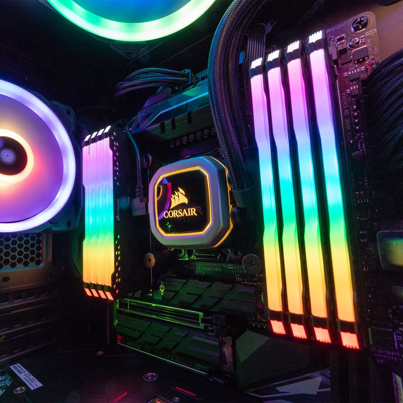 RGB šviesų papildymo rinkinys Corsair Universal 60g Juodas