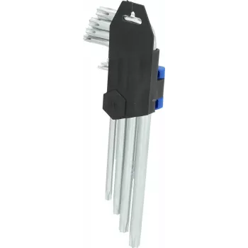 KS TOOLS Tools-Machines GmbH Lankstytų raktų rinkinys, 9 dalių, Torx profilis, trumpi (BT044009)