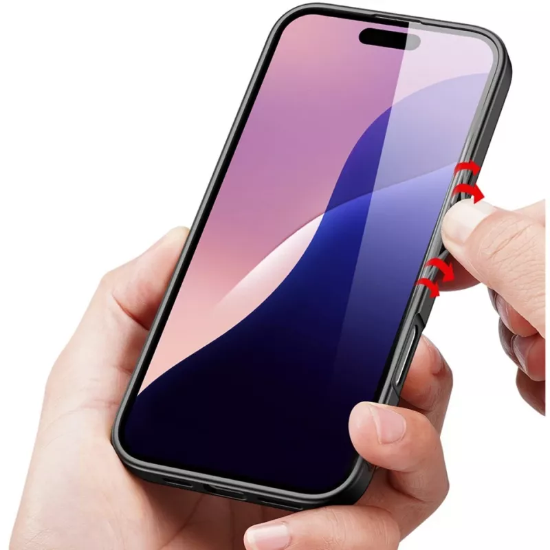 StyleShell Nylo, Dėklas Juodas, iPhone 16 Pro Max