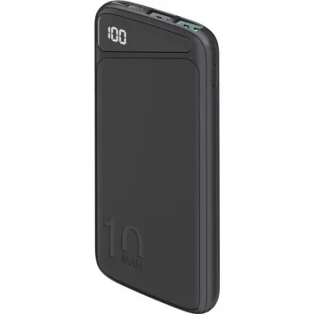 Greičio įkrovimo Powerbank 10 000 mAh (juodas, USB-C PD, QC 3.0)